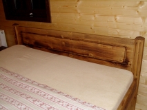 Manželská posteľ 200x180 kefovaná a natretá olejom